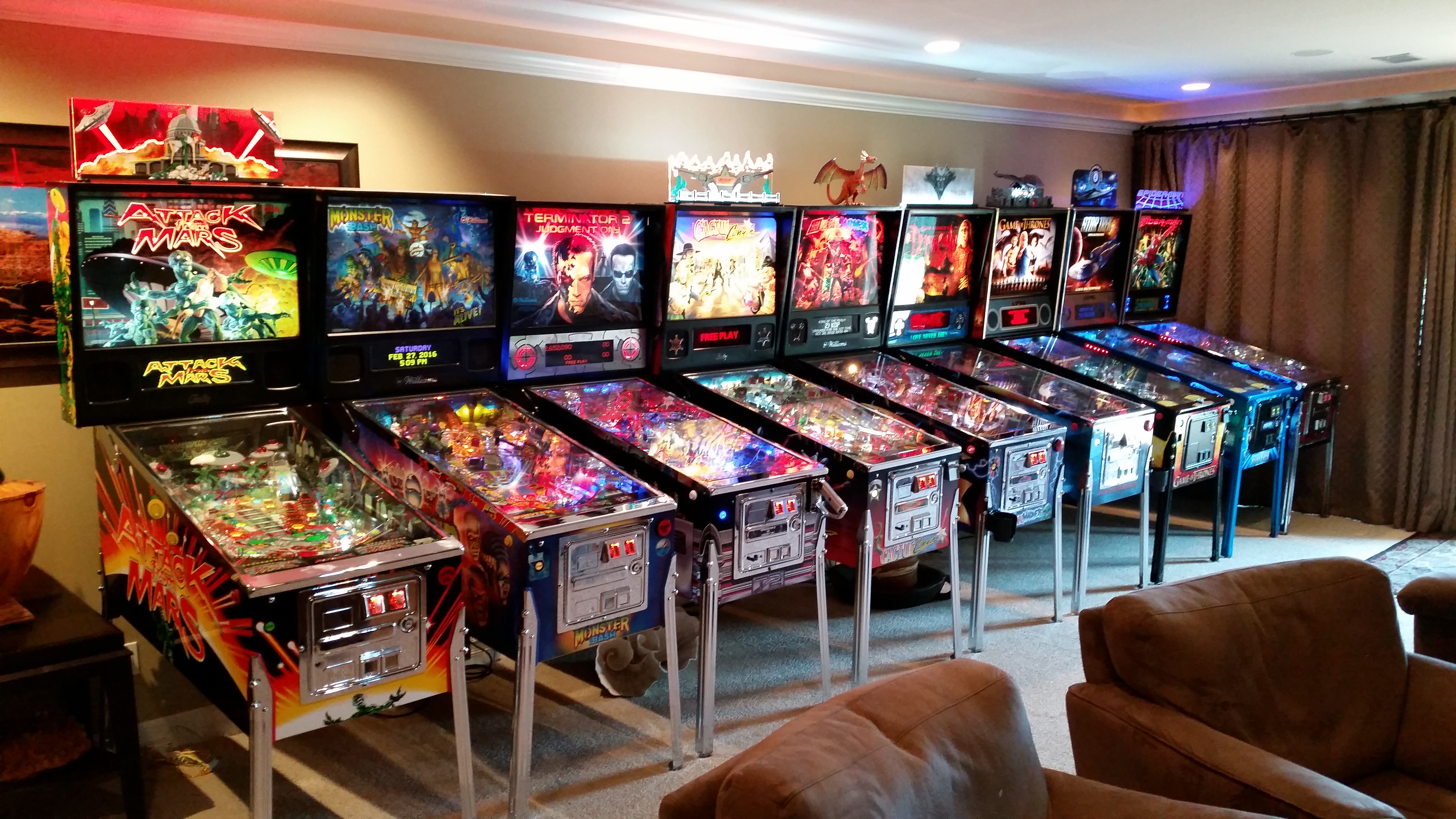 Pinball machines for sale